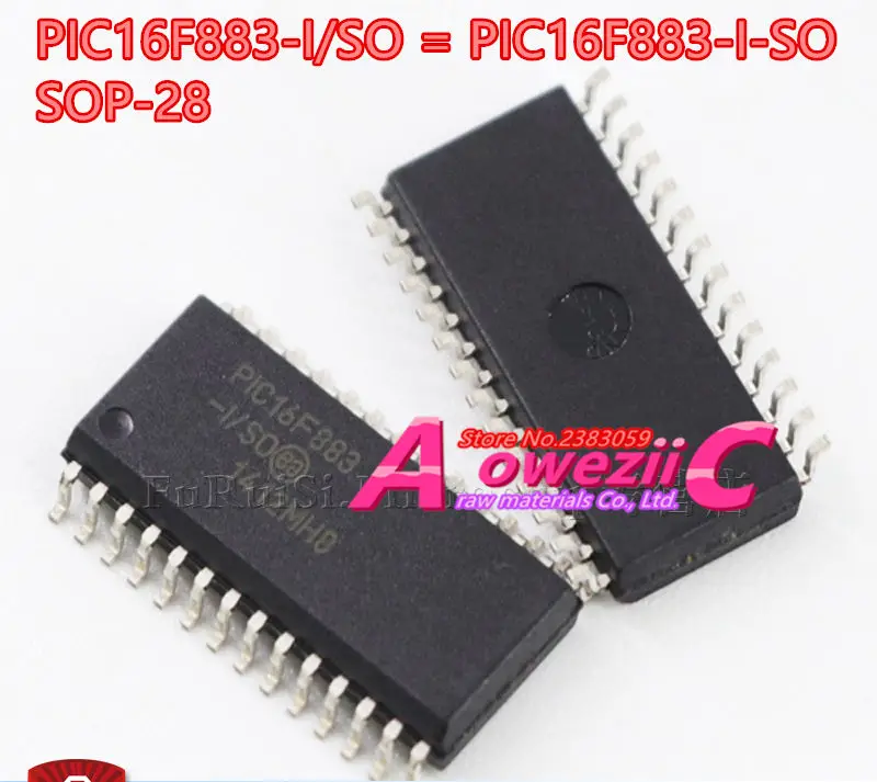 

Aoweziic 2018+ 100%new original PIC16F883-I/SP DIP-28 PIC16F883-I/SS SSOP-28 PIC16F883-I/SO SOP-28 PIC16F883 MCU controller