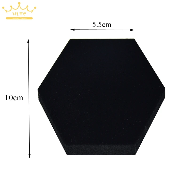 

20pcs/lot Black Velvet Jewelry Display Tray Bracelet&Bangle Holder Cases 10x10x2cm