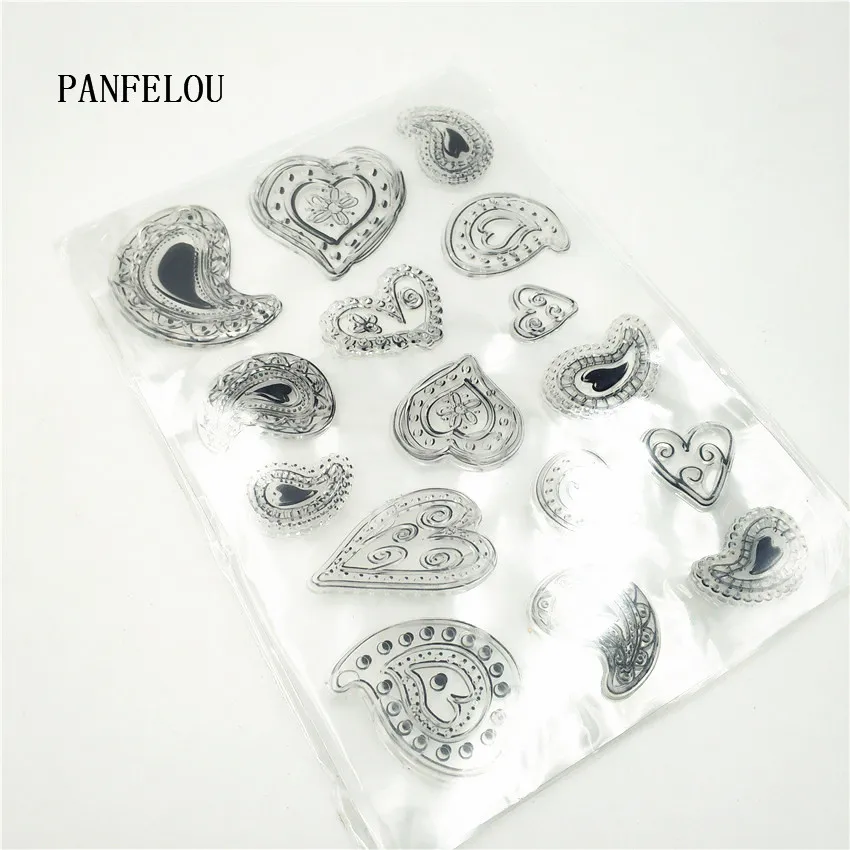 PANFELOU улитки любовь прозрачный силиконовый штамп/печать DIY Скрапбукинг/фотоальбом Декоративные прозрачные штамп листы