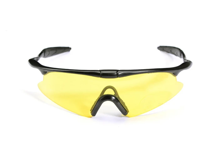 Tryway X100 NV100 тактические очки страйкбол стрельба Пейнтбол CS игры gafas спортивный велосипед Велоспорт очки для мотокросса uv400 объектив - Цвет: YELLOW