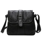 Брендовая женская сумка-мессенджер, женская сумка через плечо, Маленькая женская кожаная сумка, черная ручная сумка с клапаном