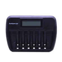 6 слотов Doublepow DP K66 LCD Интеллектуальное Быстрое зарядное