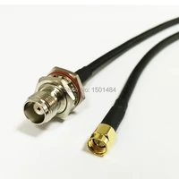 new sma male plug connector switch tnc female jack convertor rg58 wholesale fast ship 50cm 20adapter