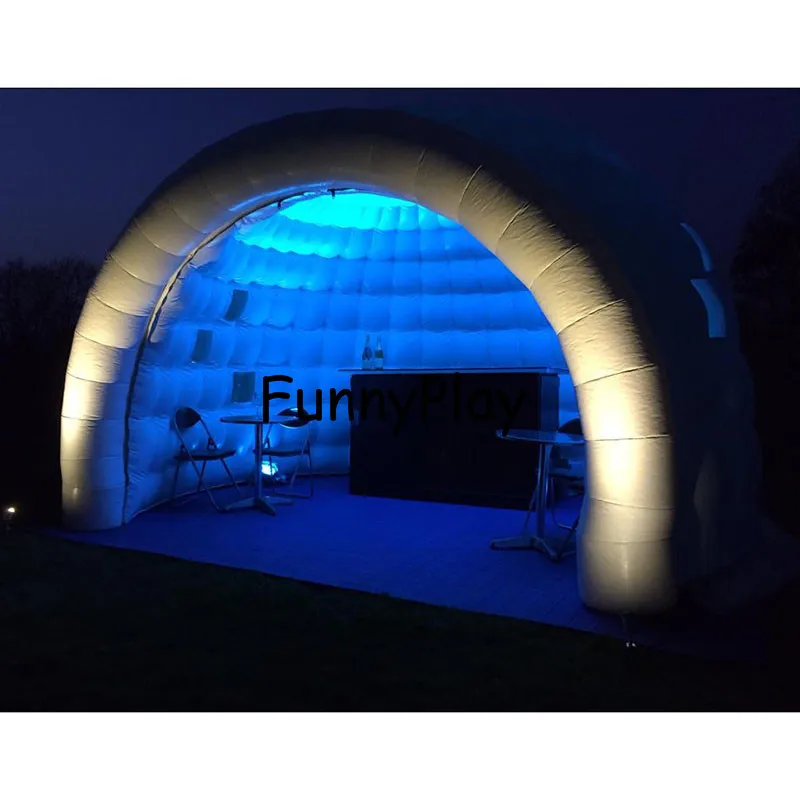 Надувная палатка igloo для двора большая надувная вечеринки всплывающая