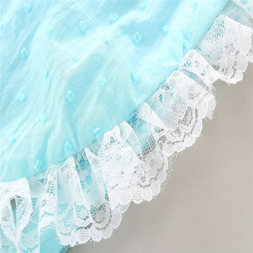 Детский комбинезон в Корейском стиле Короткий кружевной с надписью Love для