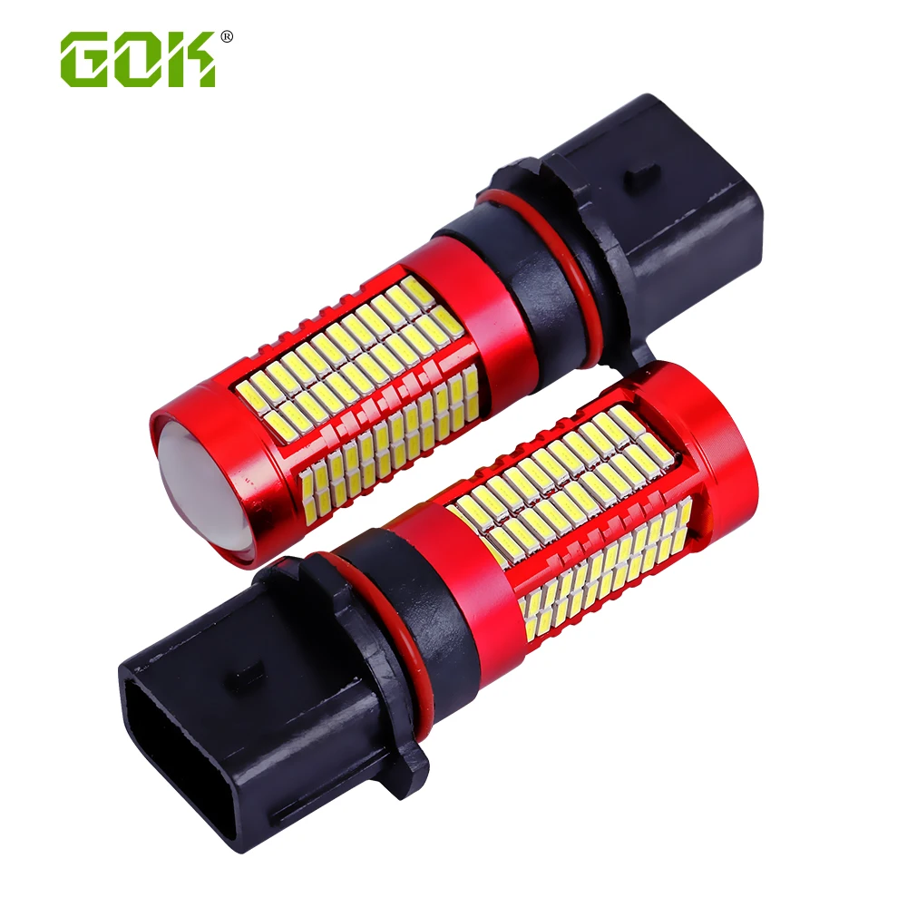 СВЕТОДИОДНЫЙ Автомобильный ДХО 2 шт. H16 P13W светодиодный 106SMD 4014 светильник для