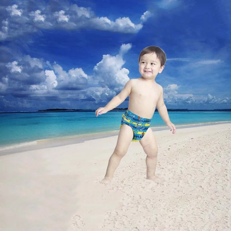 Baby Swim Disposable Diapers Panties Adjustable Waterproof Cloth Swimming Pant Boys Girls Leakproof Nappies Pool Trunks