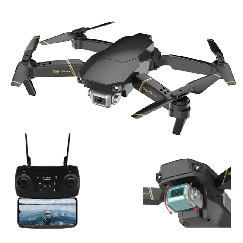 Премиум GD89 wifi FPV 480P 1080P HD камера режим удержания высоты складной Радиоуправляемый Дрон RTF