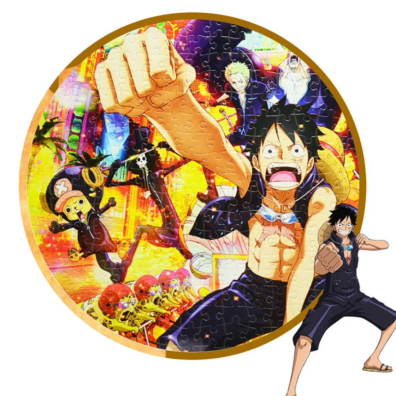 1000 шт. цельный аниме бумажный пазл мультфильм креативная игра и пазлы