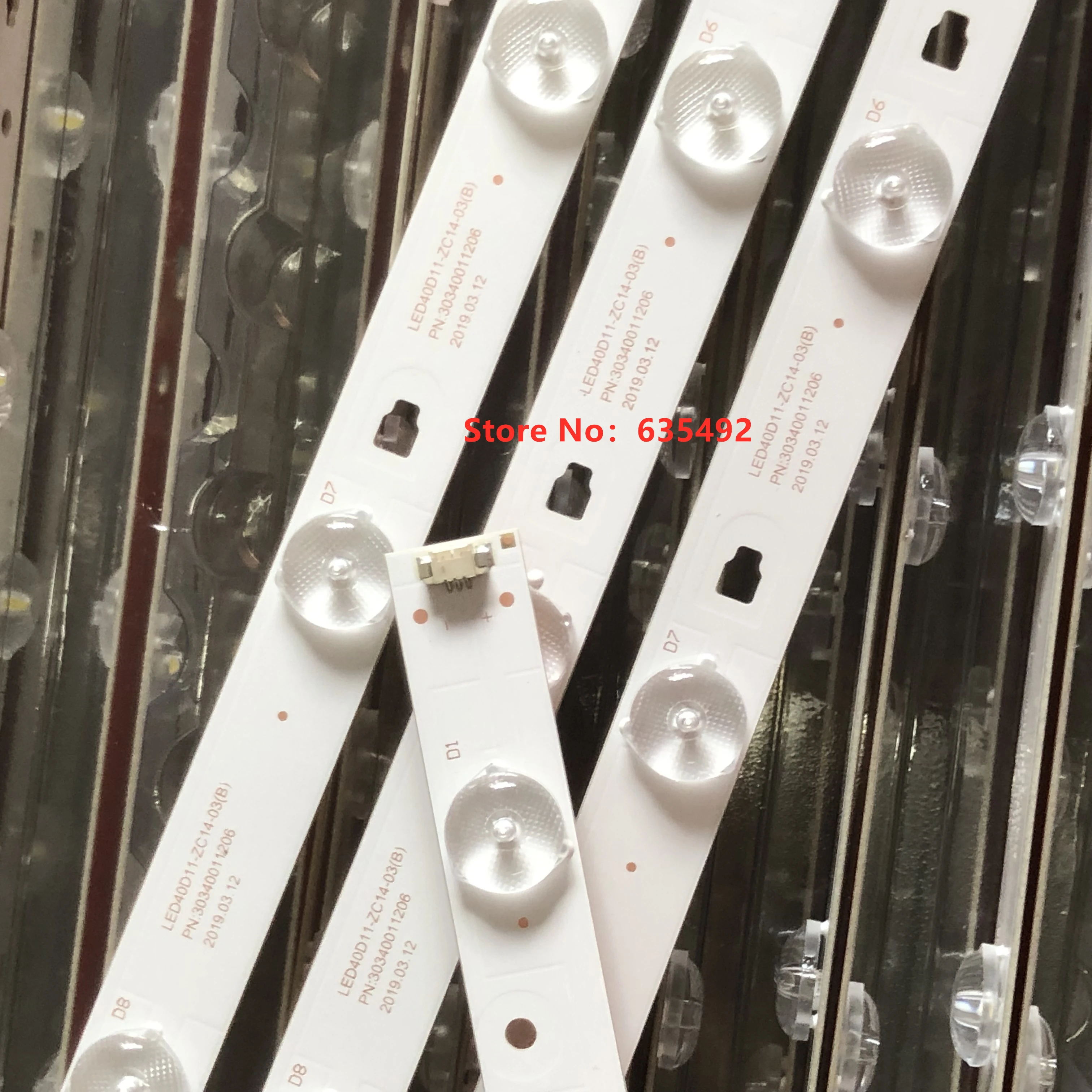 

1set=4pieces for LE40F3000WX LK400D3HC34J Led backlight JVC LT-40E71(A) LED40D11-ZC14-03(B) 30340011206 11lamps