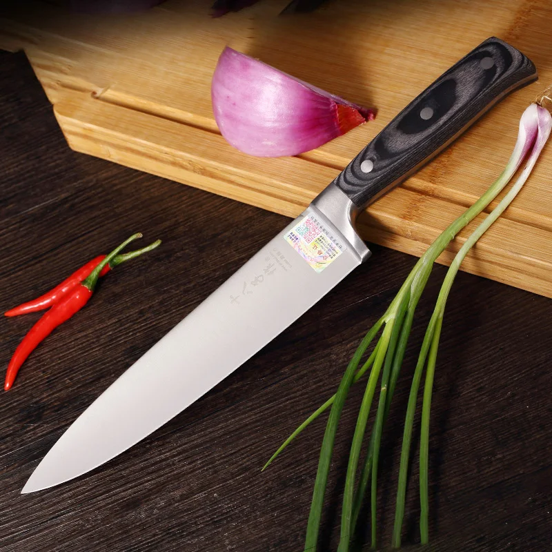 

High quality 8"inch Utility Chef Knives Imitation 5CR15 steel Santoku kitchen Knives Sharp Cleaver Slicing Knives Gift Knife