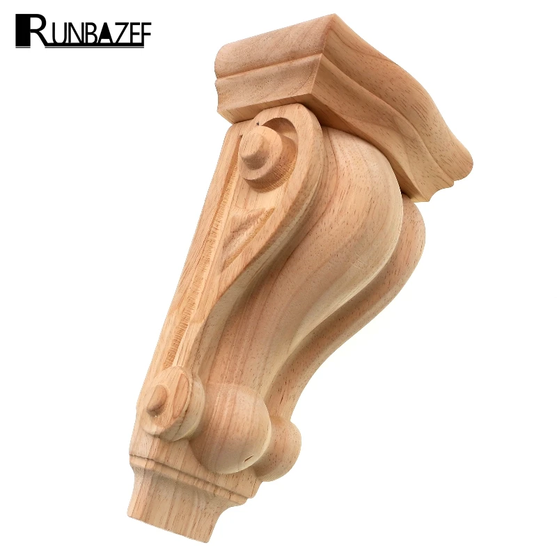 Настенные светильники RUNBAZEF деревянные наклейки с резьбой угловые Аппликации