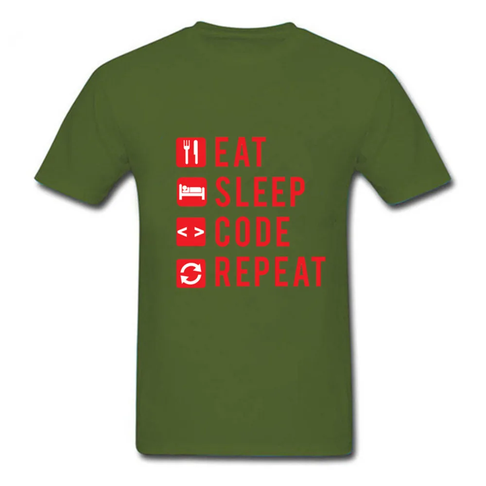 Футболка с надписью Eat Sleep Code Repeat Мужская футболка логотипом Парижа ралли круглым