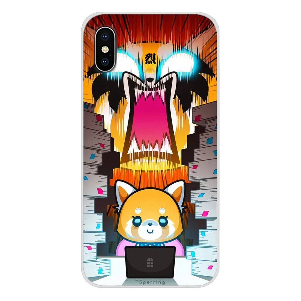 images 6 Мультфильм ТВ серии aggretsuko силиконовый чехол для телефона чехол для Apple IPhone X XR XS MAX 4 4S 5 5S 5C SE 6 6 S 7 8 Plus, ipod touch 5 6 - Цвет: images 6