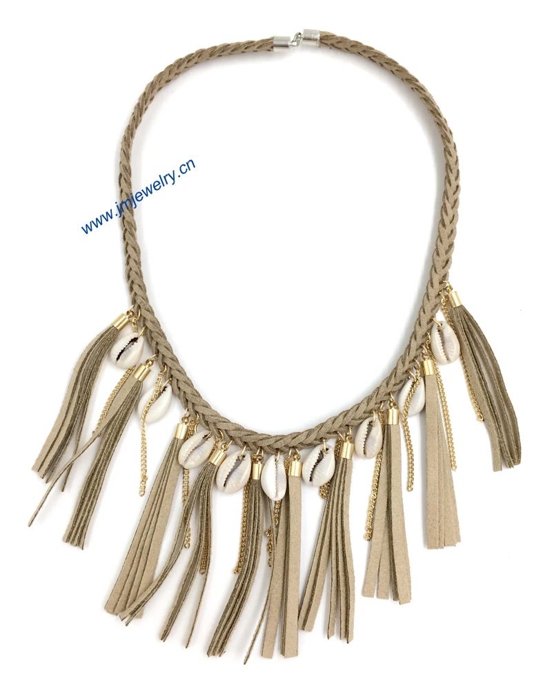 ?? 2016新しいファッションデザイン高級chokerステートメントネックレスビブ襟ボヘミアンネックレスヴィンテージ革層ネックレスタッセル
