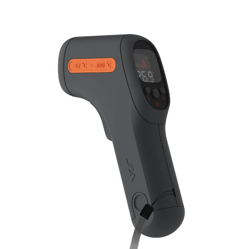JIMI JM-G301580-32-580 цифровой инфракрасный термометр с регулируемой излучательностью 2,0 дюймов HD цветной экран C/F [Профессиональная версия]