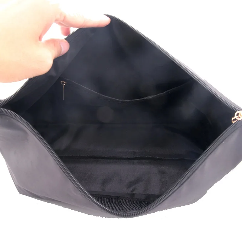 Сумка Органайзер нейлоновая черная с карманами на молнии|bag insert organizer|bag insertorganizador