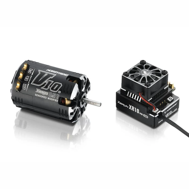 Щеточный электронный регулятор скорости Hobbywing XERUN V10 G2 1/10 безщеточный двигатель 540