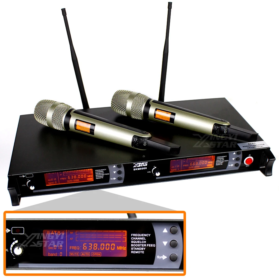 Профессиональная беспроводная УКВ микрофонная система для караоке KTV Exceed SM 57 58 Бета 58A 57A SLX24 PGX24