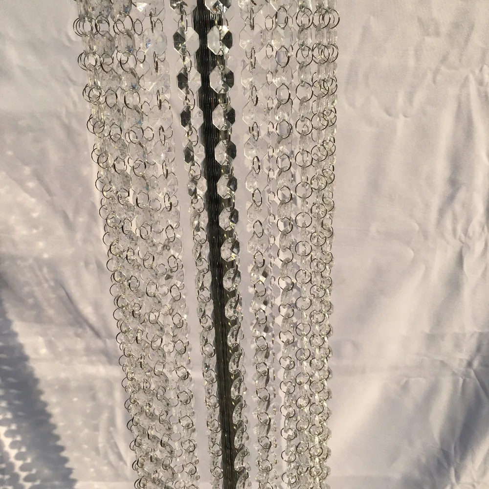 2 шт. Хрустальный столб из бисера нити свадебный цветок стенд роскошное свадебное