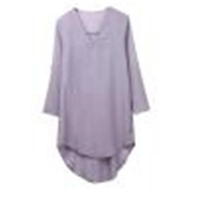 Женская шифоновая рубашка с длинным рукавом и V-образным вырезом | одежда