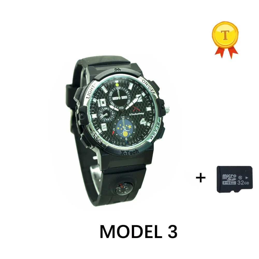 Новое прибытие водонепроницаемый 720 P Беспроводной Wi-Fi 32 ГБ TF smartwatch наручные часы с камерой светодиодный удаленного мониторинга для IOS Android