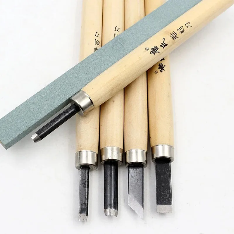 5 шт. резная резьба по дереву ручная гравировка Набор ножей резной режущий