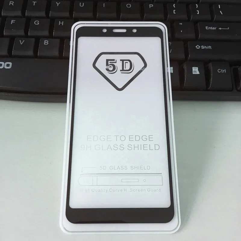 Защитное стекло WolfRule 5D закаленное с полным покрытием для Xiaomi Redmi 6A пленка