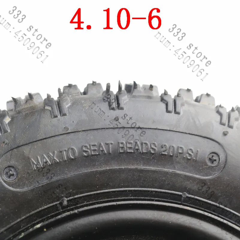 4,10-6 шины и обод ATV Quad Go Kart 47cc 49cc массивные 4,10-6 шины внутренняя труба подходит для всех моделей ATV колеса