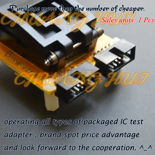 ИС-тестер TQFP44 QFP44 тестовый сокет для AVR ISP/JTAG mega16 mega32 mega164 адаптер | Компьютеры и