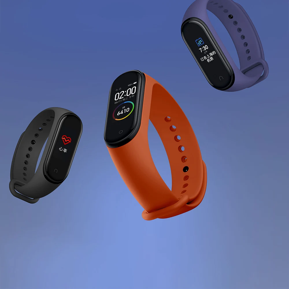 Оригинальный Смарт-браслет Xiaomi Mi Band 4 смарт-браслет Miband фитнес-трекер пульсометр 0