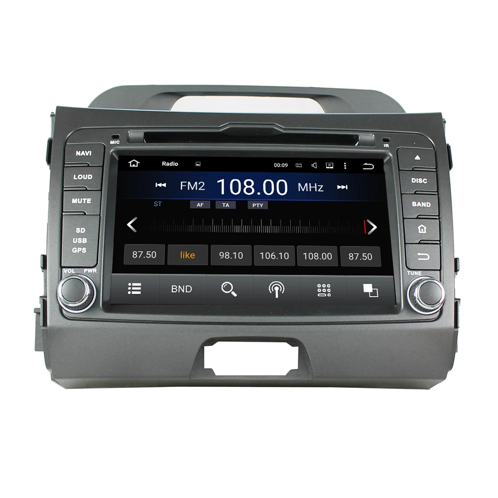 7 &quotавтомобильный dvd плеер на основе Android с ТВ/BT GPS 3G WIFI аудио Радио стерео
