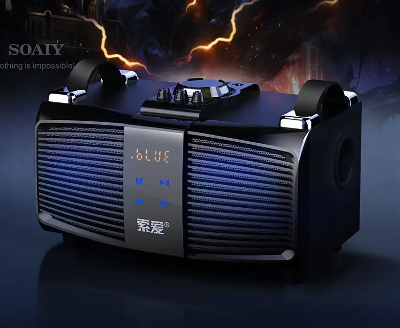100% Оригинальный Bluetooth динамик SOAIY S90 с басами 30 Вт высококачественный