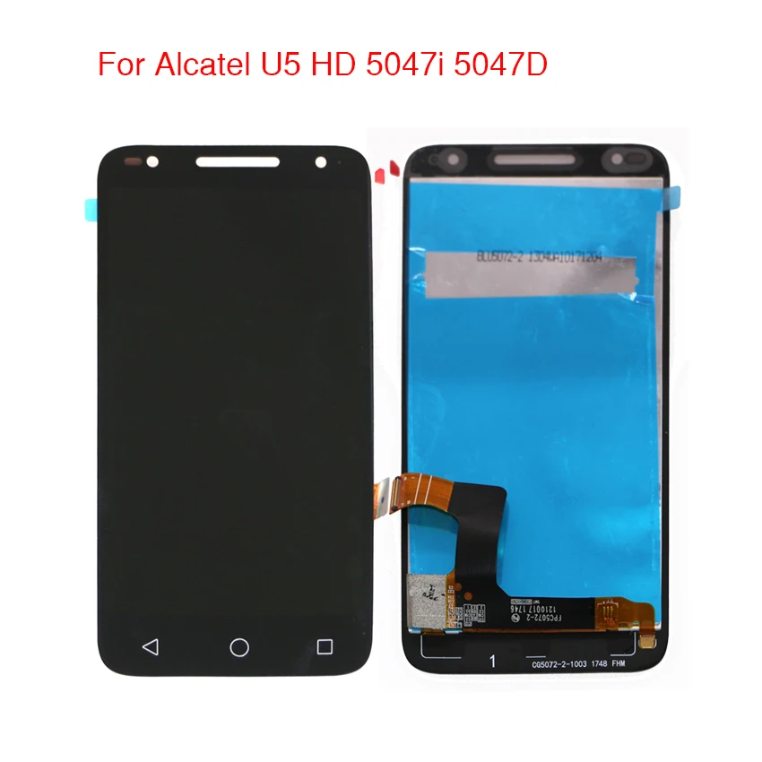 ЖК дисплей для Alcatel U5 HD 5047i 5047D сенсорный экран запчасти телефонов с бесплатными