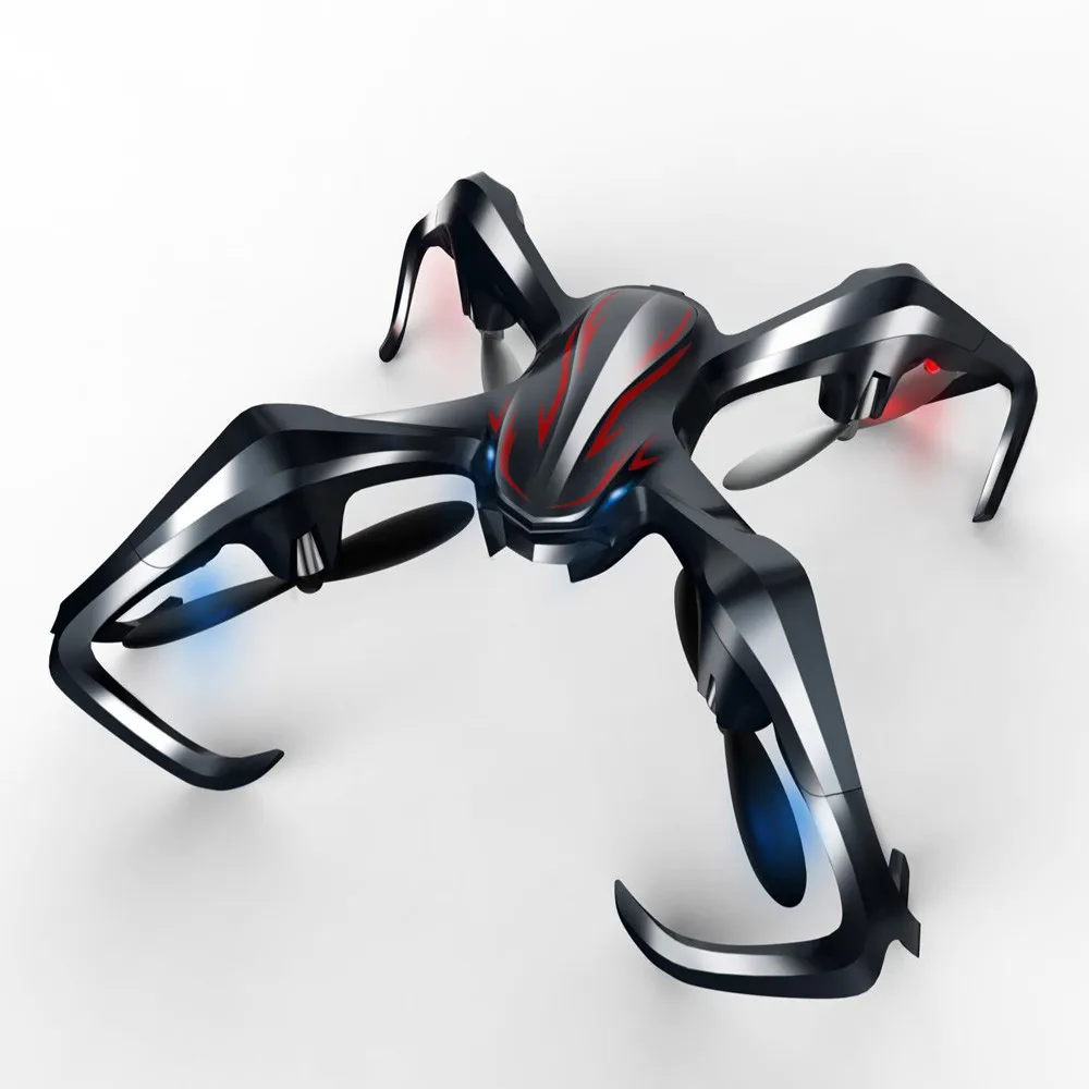 Rc самолет S6 перевернутый летный мини складной 2,4G 4CH 6Axis RC 3D рулон Квадрокоптер Дрон крутой паук модель гарантия качества
