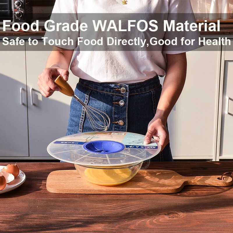 Силиконовая миска для яиц WALFOS крышка от брызг кухонные инструменты выпечки|cooking