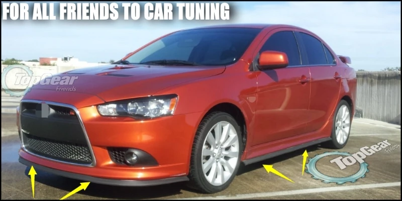 Бампер для губ дефлектор для губ Proton Savvy передний спойлер юбка для TopGear Friends to Car View тюнинг/комплект кузова/полоса