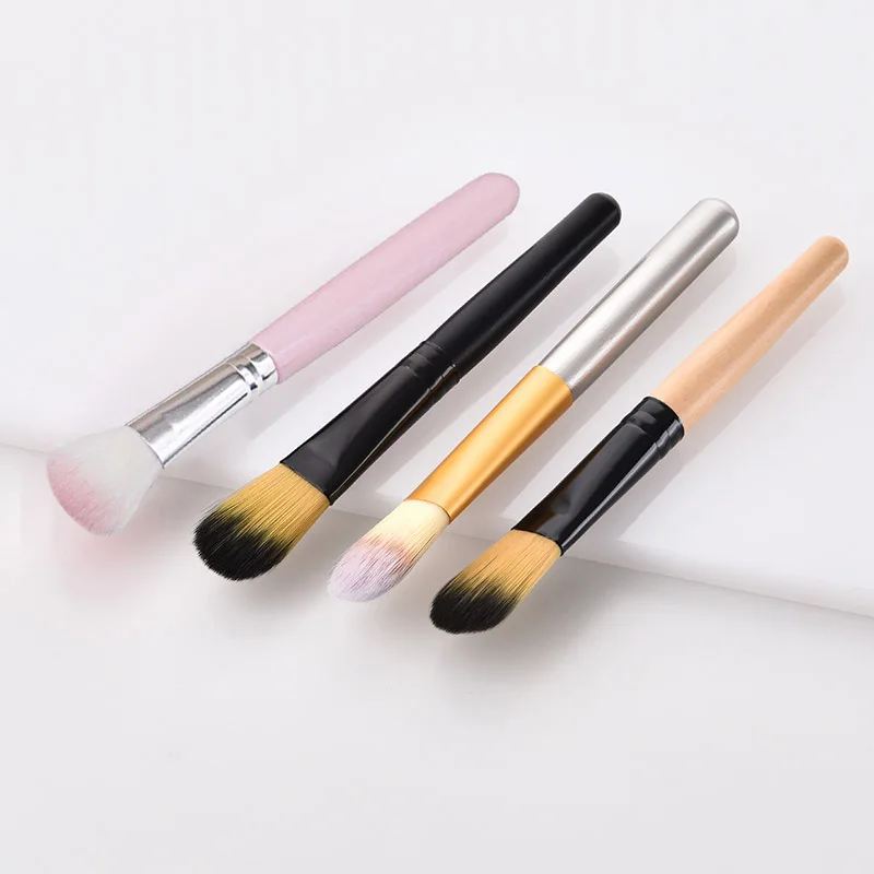 Горячая плоская кисть для макияжа HD нанесение Смешивания Жидкого крема щетка