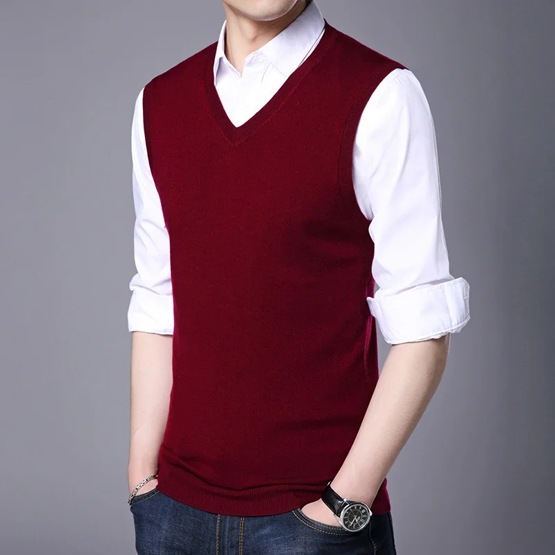 Жилет MRMT Мужской трикотажный 2024 шерсть Осень-зима