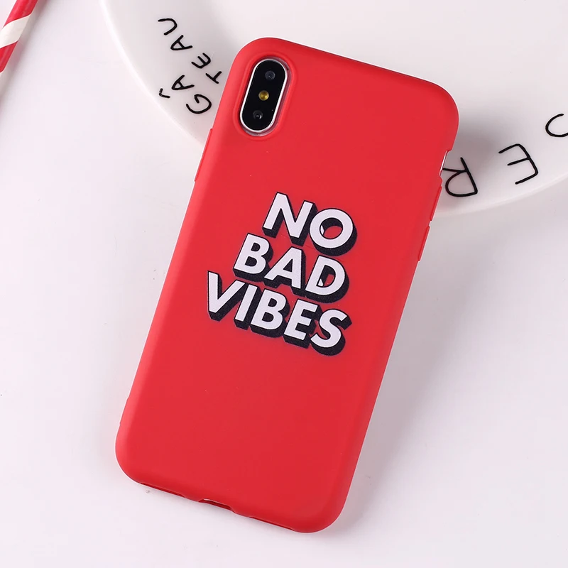 20 Милый мягкий силиконовый чехол для iPhone 11 6S 5S SE 8 8Plus X XS Max 7 7Plus Happy Lucky Sunshine Tropical Funny Quote - Цвет: 20