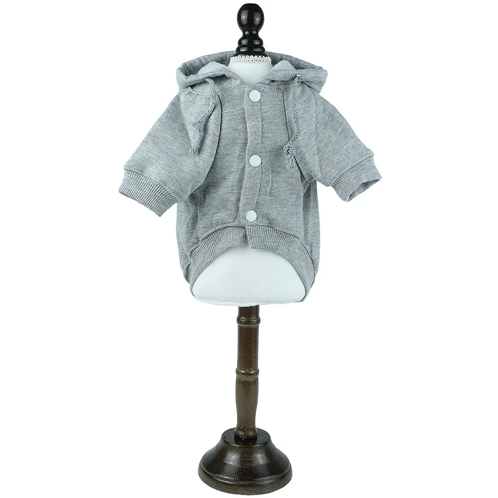 HELLOMOON fashion 100% cotton 7 colors autumn winter with pocket dog hoody classical solid hoodie sweatshirt | Дом и сад