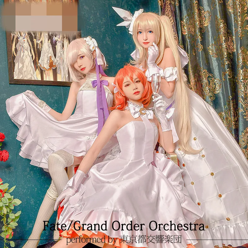 Женский костюм для косплея по мотивам игры Fate/Grand Order Mash Kyrielight Мари гудако |