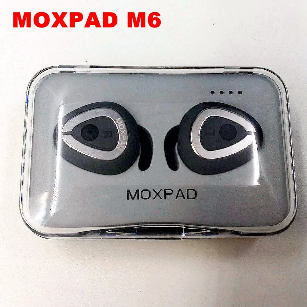 Беспроводные наушники Moxpad M6 разделяющие Bluetooth 4 1 TWS стерео музыкальные гарнитуры