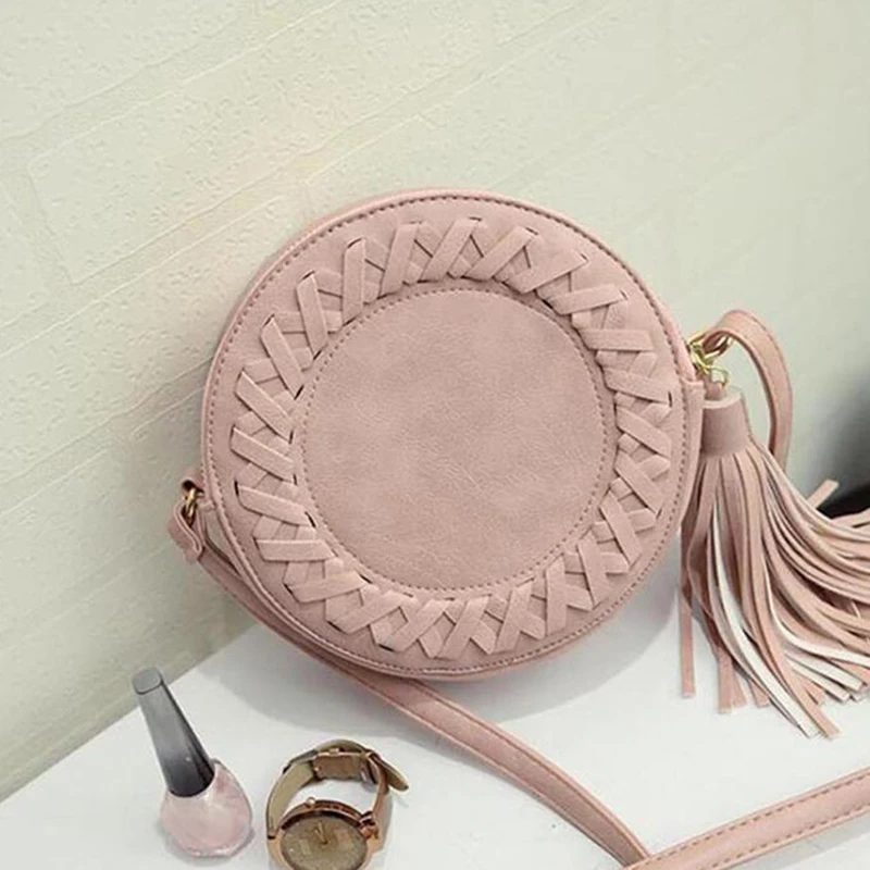 Новый тренд кисточкой творческий одно плечо диагональ крест булочка пакет