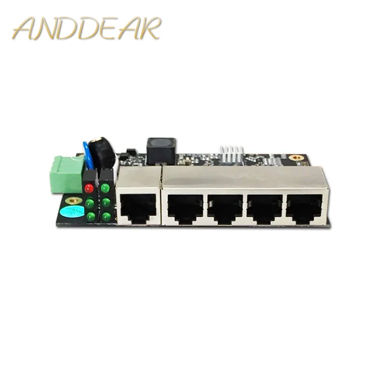 Industrial ethernet switch 5 port industrial-grade unmanaged Ethernet Switch with 5 10 / 100M adaptive Ethernet ports