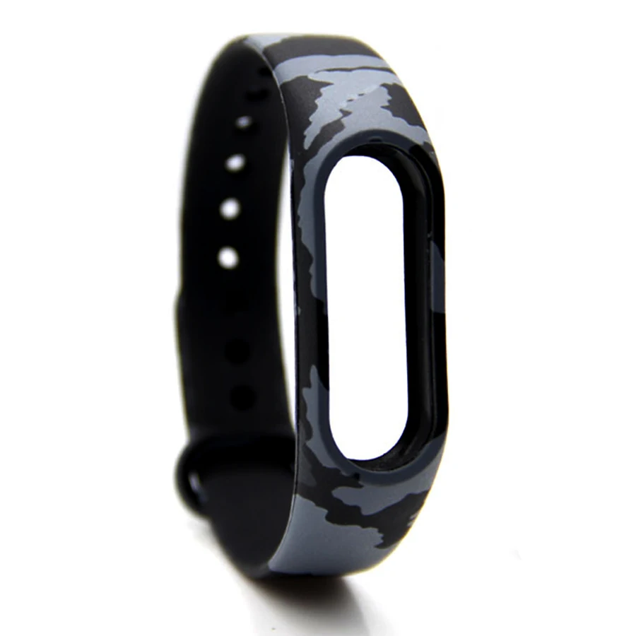 Для mi Band 2 Камуфляжный сменный ремешок для Xiao mi 2 браслет силиконовый ремешок ремень для mi Band 2 браслет - Цвет: 38501
