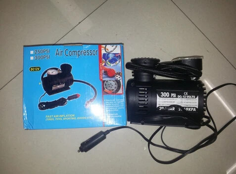 Автомобиль надувной насос играя 12 В автомобильных шин воздушный одноцилиндровый