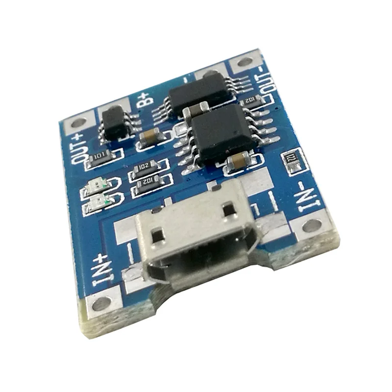 MCIGICM 5 шт. Micro USB 5 в 1A 18650 TP4056 модуль зарядного устройства литиевой батареи зарядная плата с защитой двойные функции 1A li-ion