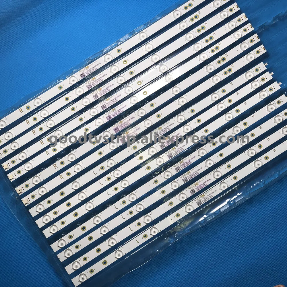 Новый комплект 14 шт. светодиодный подсветка полосы для 55PFF5701 LB55072 55PUS6501 01N32 01N31 GJ 2K16