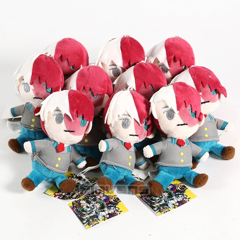 My Hero Academy Izuku Midoriya Bakugou Katsuki Todoroki Shoto плюшевые подвески мягкие игрушки куклы 10 шт./партия